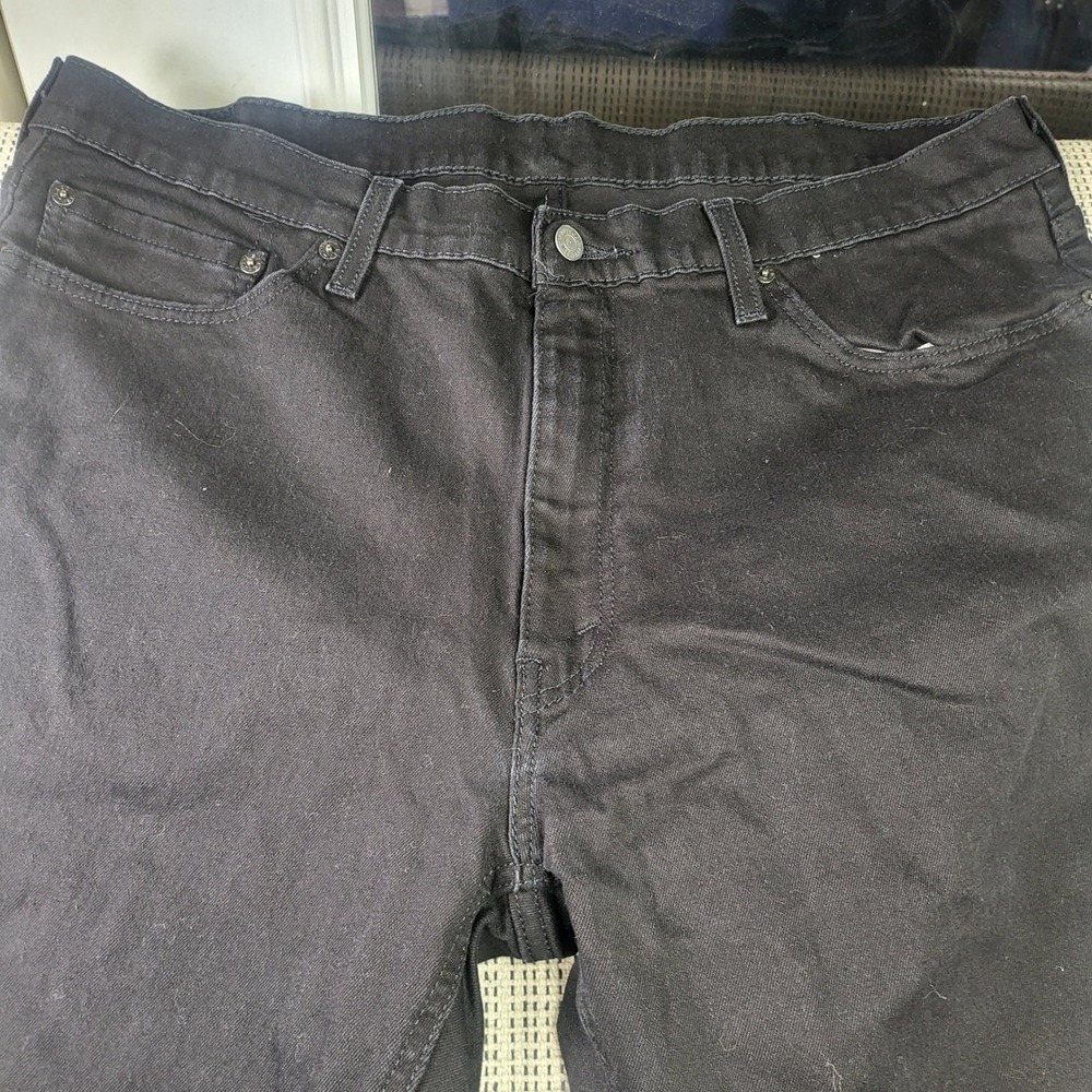 Levis Jeans Mens 38x32 Black 541 Athletic Taper Denim Pants Classic Fit
